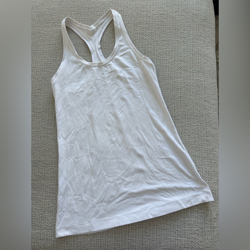 Lululemon Classic Women's White Racerback Tank Top